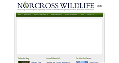 Desktop Screenshot of norcrosswildlife.org